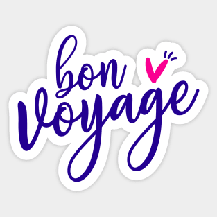 bon voyage - buen viaje Sticker